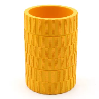 стакан для зубных щеток VITARTA Orange полирезин желтый