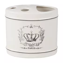 стакан для зубных щеток VITARTA Paris керамика белый