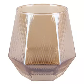 стакан Emboss Amber 340мл низкий стекло золотой
