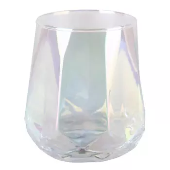 стакан Emboss Rainbow 340мл низкий стекло белый