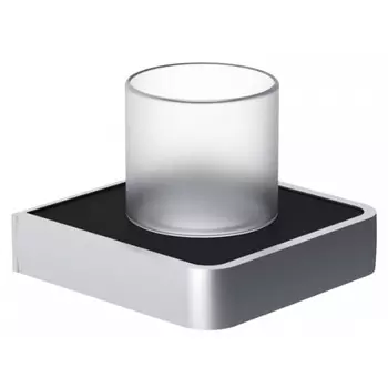 стакан настенный Damixa Jupiter аллюминий чёрный хром