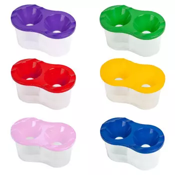 стакан-непроливайка ПИФАГОР Эники-беники 300мл двойной в асс-те