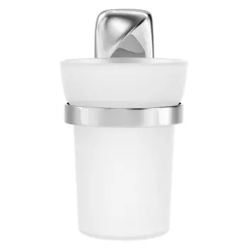 стакан одинарный FORA Flower настенный хром