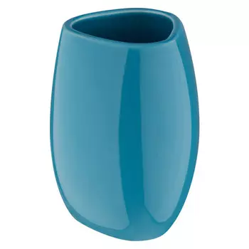 стакан РЫЖИЙ КОТ Лазурит керамика лазурный