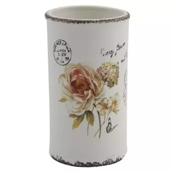 стакан VITARTA Fleurs керамика бежевый