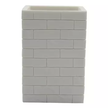 стакан VITARTA Wall полирезин белый