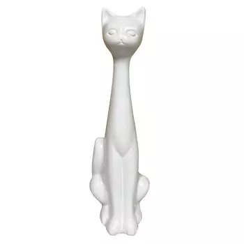 статуэтка Багира 32х10х10см полистоун белый