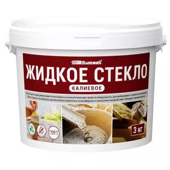 стекло калиевое жидкое BITUMAST 3 кг, арт.4607952907805