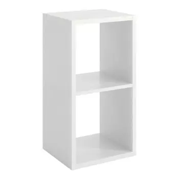 стеллаж 2 полки МИКСИТ 701х315х364мм белый ЛДСП