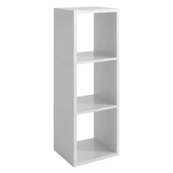 стеллаж 3 полки МИКСИТ 1036х315х364мм белый ЛДСП