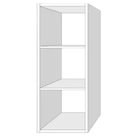стеллаж 3 секции 364х315х1037мм белый ЛДСП
