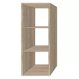 стеллаж 3 секции 364х315х1037мм дуб сонома ЛДСП
