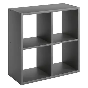 стеллаж 4 полки МИКСИТ 701х315х700мм графит ЛДСП