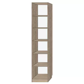 стеллаж 6 полок 400х280х2010мм дуб сонома ЛДСП