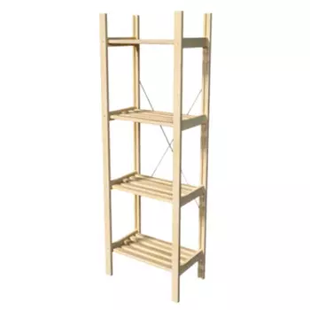 стеллаж КД-2 4 полки 170х75х39см хвоя