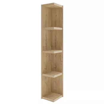 стеллаж KIANY 316x1742x316мм дуб бунратти ЛДСП/тамбурат