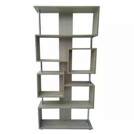 стеллаж ЛАБИРИНТ 9 полок 850х230х1840мм ясень шимо светлый ЛДСП