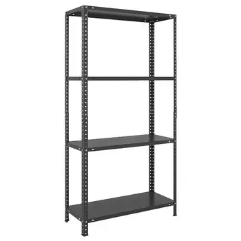 стеллаж металлический ES 150KD/75x30/4 4 полки 120кг cерый