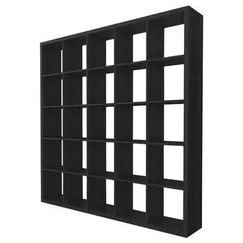 стеллаж PIANO 5х5 1790х1790x280мм черный тамбурат