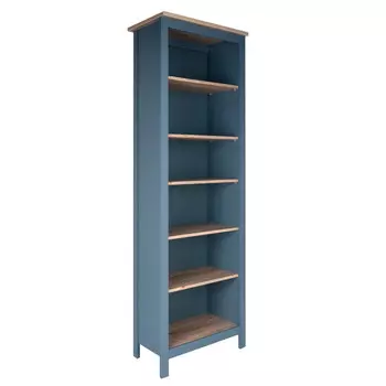 стеллаж САГА широкий 704х2155х414мм бирюзовый/ясень ЛДСП