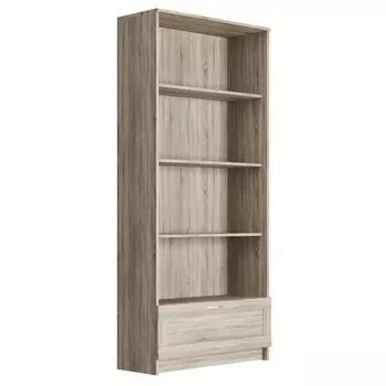 стеллаж СИРИУС 1 ящик 782x1900x348мм сонома ЛДСП