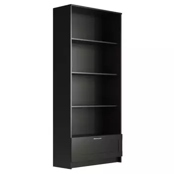 стеллаж СИРИУС 1 ящик 782x1900x348мм венге ЛДСП