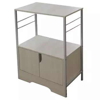 стеллаж со шкафчиком GROMELL Sawu 540х300х700мм британский клен сталь/МДФ