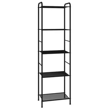 стеллаж Валенсия 15 455х300х1555мм черный