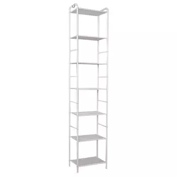 стеллаж Валенсия 17 460х306х2255мм белый металл