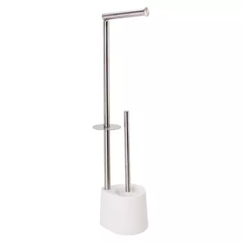 стойка для туалета АКВАЛИНИЯ B6123 W металл пластик белая