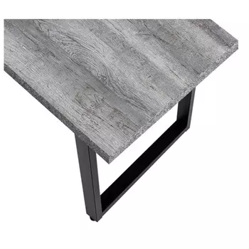 стол нераздвижной 1200х600х750мм Рагнар/Муар черный ВЛДСП/металл