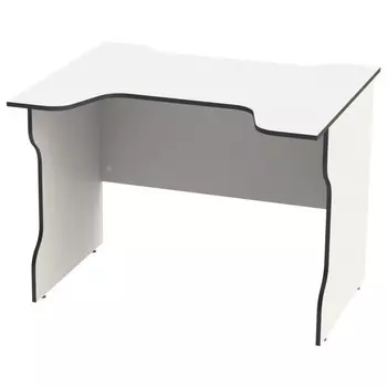 стол компьютерный ВАРДИГ K2 1000x750x820мм белый/черный ЛДСП