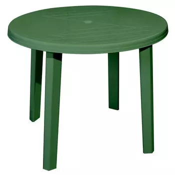 стол круглый 88х72см темно-зеленый пластик