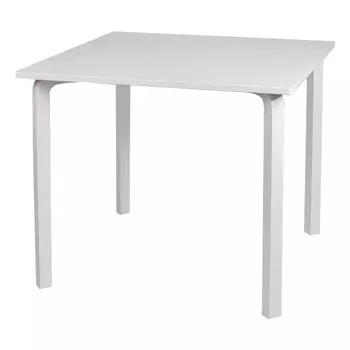 стол квадратный ГОЛД 900х900х750мм фанера/МДФ белый