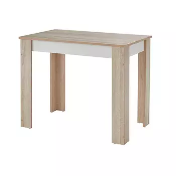стол обеденный Бруно 900х750х550мм дуб сонома/белый ЛДСП
