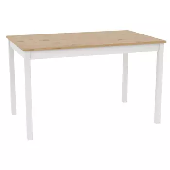 стол нераздвижной Оскар 1200х730х750мм белый/натуральный сосна