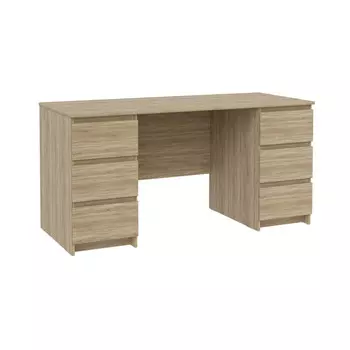 стол письменный КАСТОР 6 ящиков 1510x750x650мм сонома ЛДСП