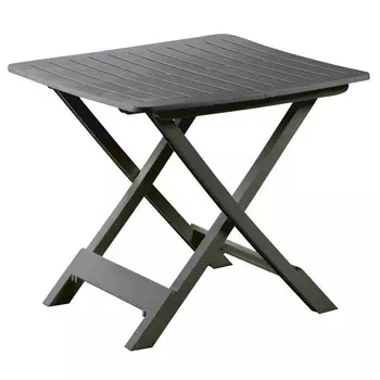 стол прямоугольный складной KOOPMAN TEVERE 79х72х70см антрацит полипропилен