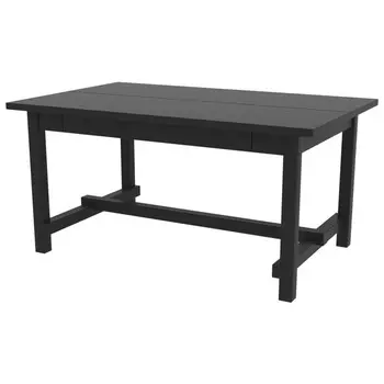 стол раздвижной Эланд 1520(2230)х950х750мм черный сосна