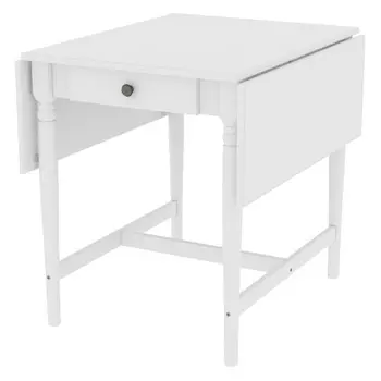 стол раскладной Кантри 780х590(1170) х734мм белый сосна