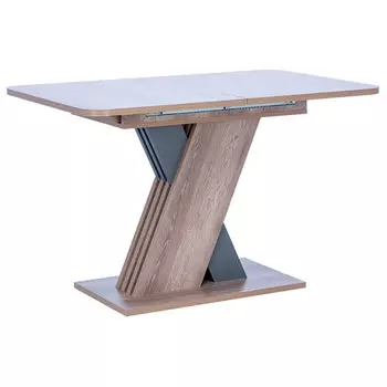 стол раздвижной Leset Гросс 1200(1550)x750x755мм дуб сакраменто/антрацит