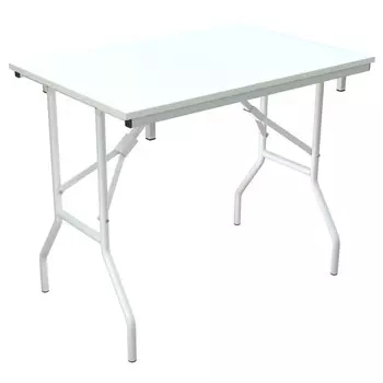 стол складной ДЕЛЬТА 900х600х750мм металл/ЛДСП белый