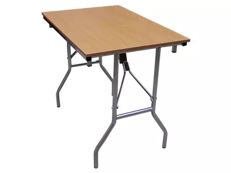 стол складной ДЕЛЬТА 900х600мм бук ЛДСП/металл