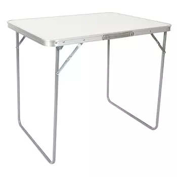стол туристический складной 800х600х700мм белый МДФ, сталь