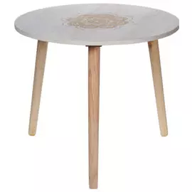 стол журнальный 490х490х420,5см коричневый