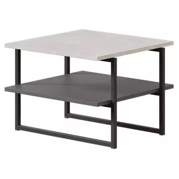 стол журнальный Alternative Бастет Лайт-1 642х600х450мм айза/графит ЛДСП/металл