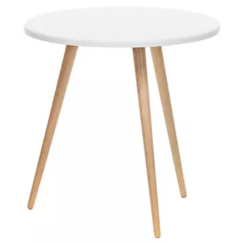 стол журнальный Калифорния Бекс-450 450х450х450мм белый