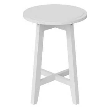 стол журнальный NEO 1 350х350х450мм белый матовый МДФ/бук