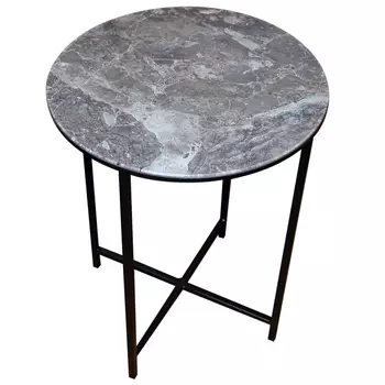 стол журнальный New Base М87 480х480х610мм черный мрамор