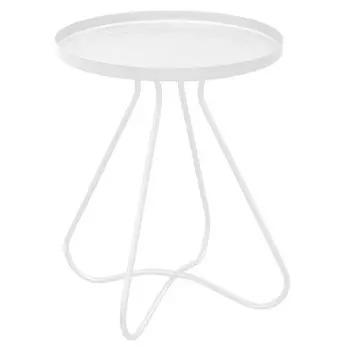 стол журнальный Sheffilton River 400x400x450мм белый